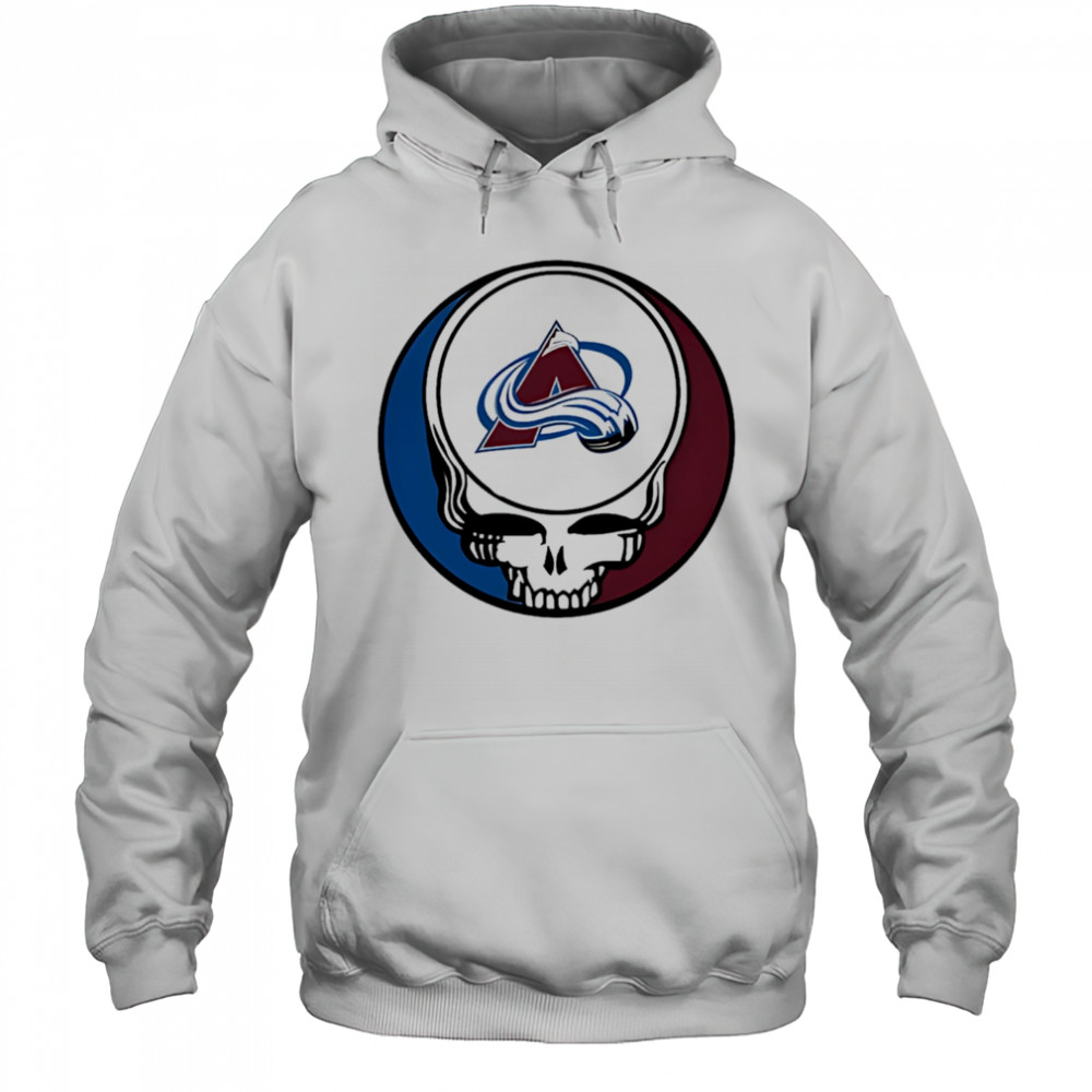 Grateful Dead with Colorado Avalanche NHL Hockey logo shirt Hoodie