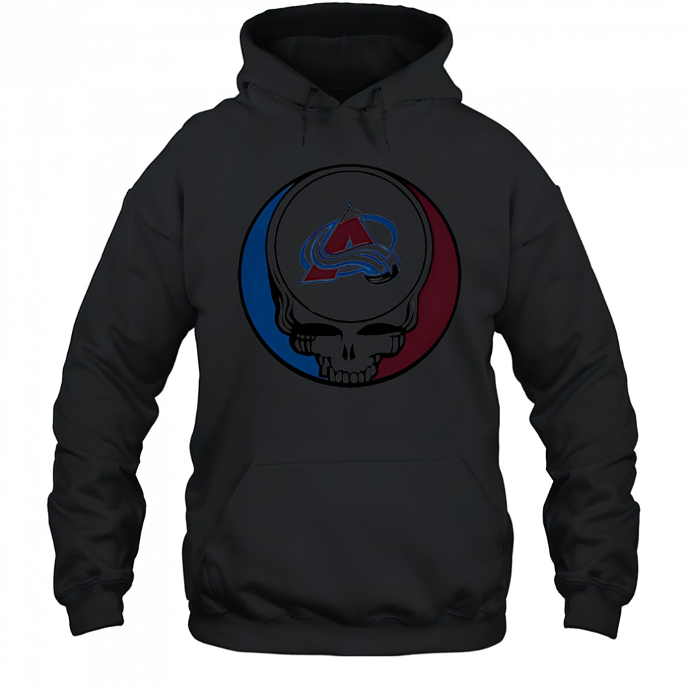 Grateful Dead with Colorado Avalanche NHL Hockey logo shirt Hoodie