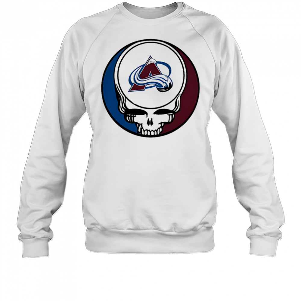 Grateful Dead with Colorado Avalanche NHL Hockey logo shirt Sweatshirt