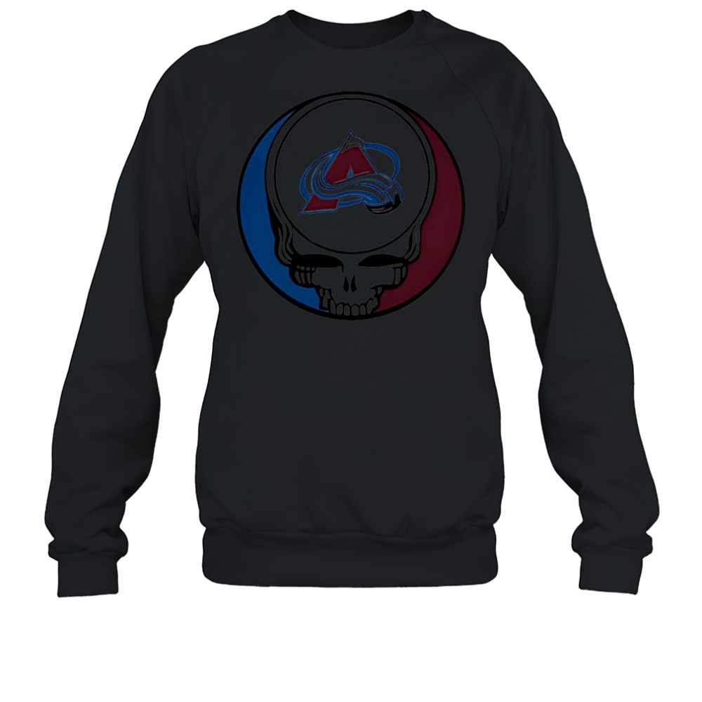 Grateful Dead with Colorado Avalanche NHL Hockey logo shirt Sweatshirt