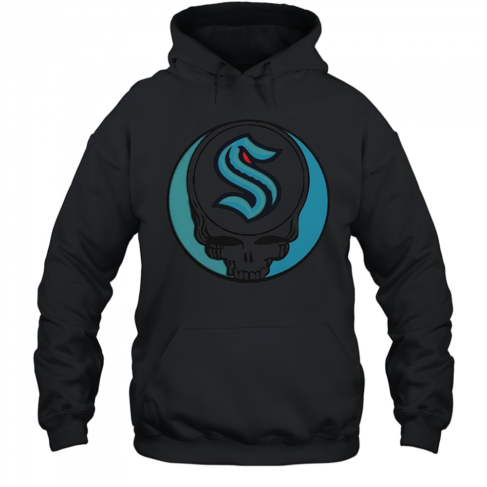Grateful Dead with Seattle Kraken NHL Hockey logo shirt Hoodie