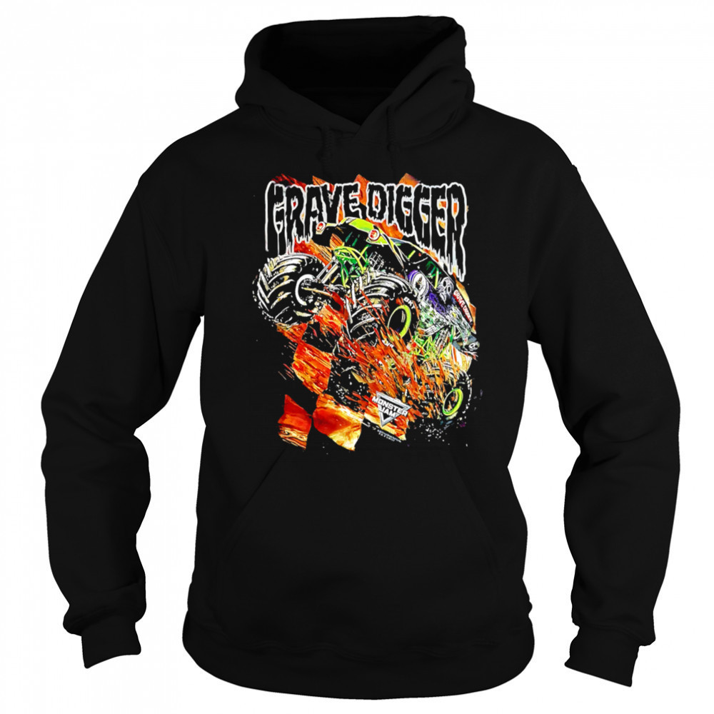 Grave Digger car retro shirt Sweatshirt