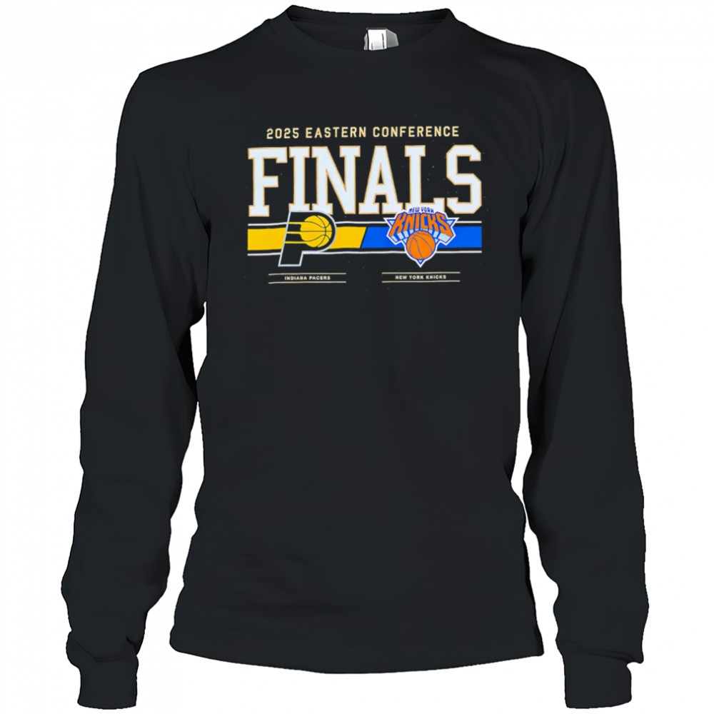 Indiana Pacers 2025 Eastern Conference Finals Matchup shirt Long Sleeved