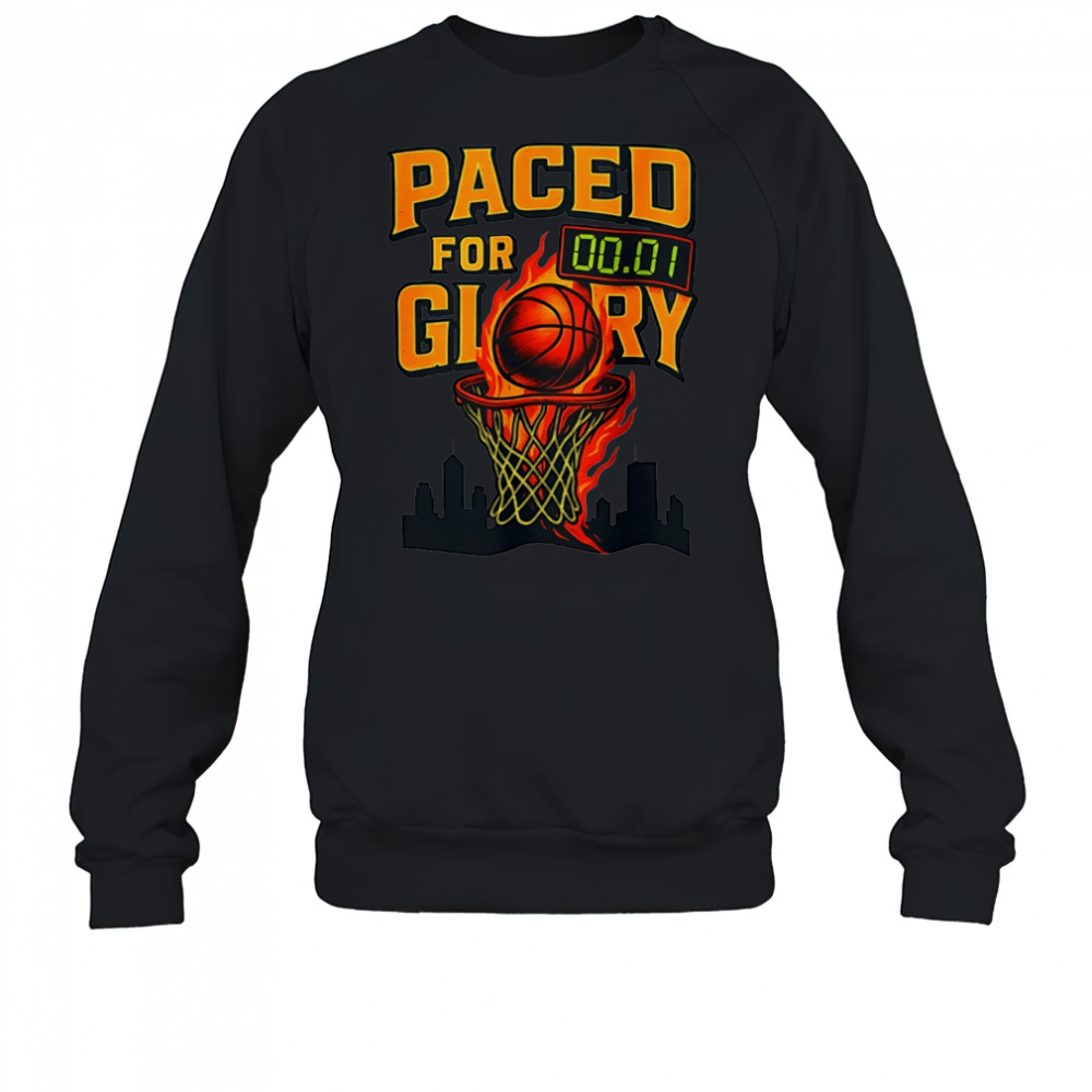 Indiana Pacers NBA Basketball fire 2025 Paced for Glory shirt Sweatshirt