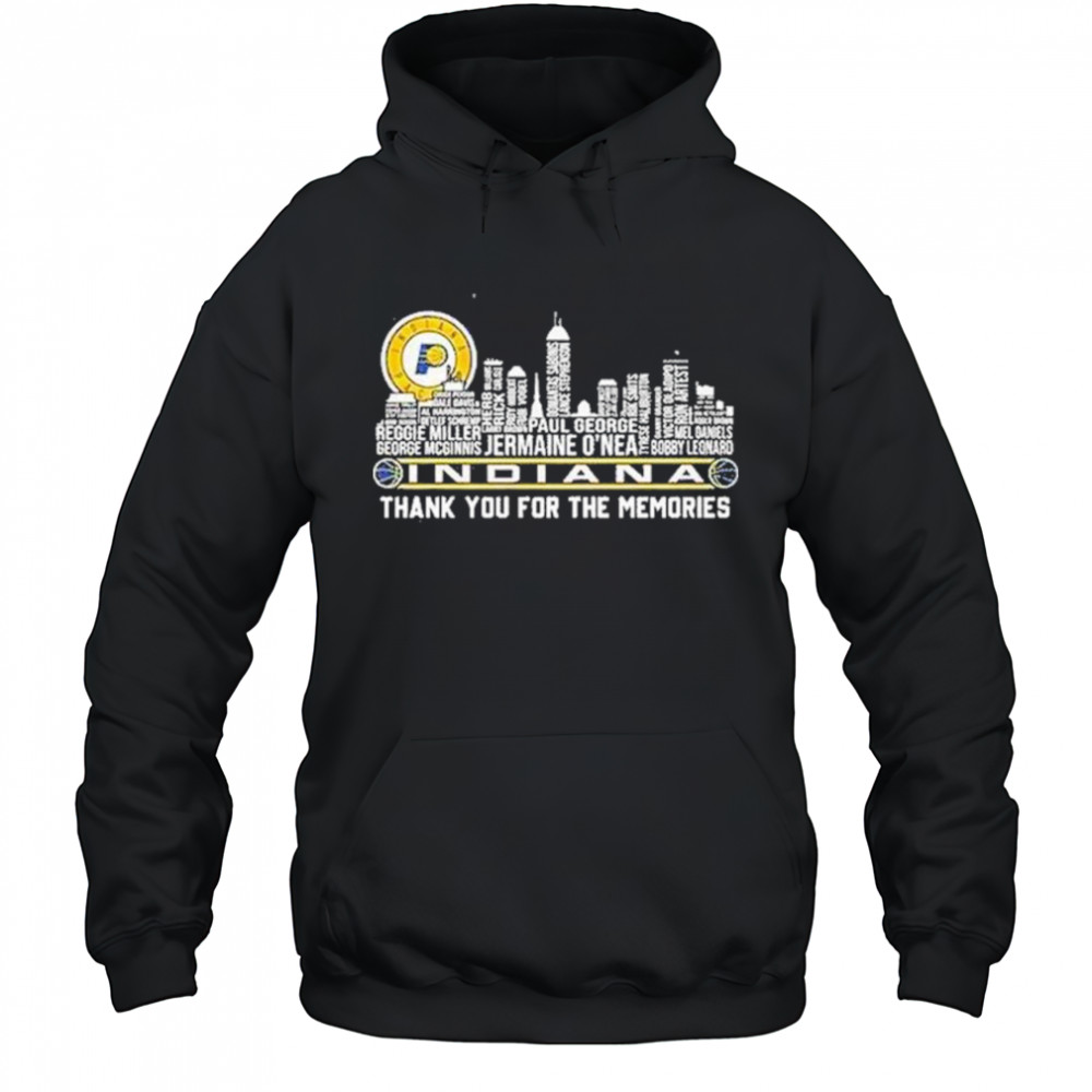 Indiana Pacers Thank You For The Memories Shirt Hoodie