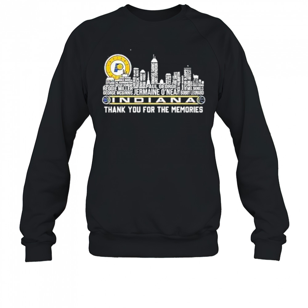 Indiana Pacers Thank You For The Memories Shirt Sweatshirt
