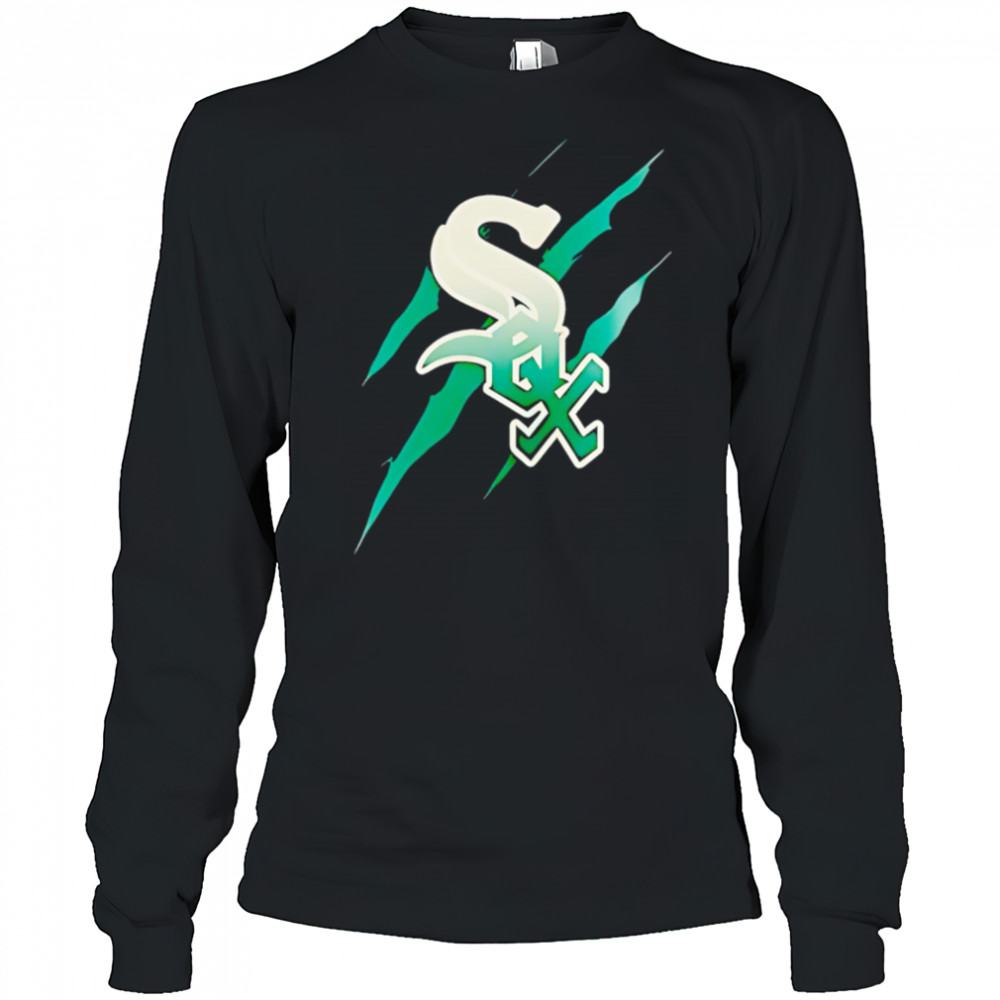 Jurassic World Rebirth Chicago White Sox logo shirt Long Sleeved