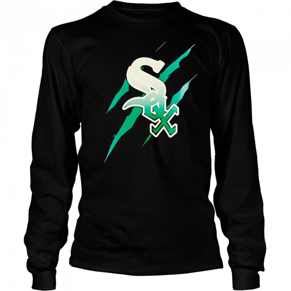 Jurassic World Rebirth Chicago White Sox logo shirt Long Sleeved