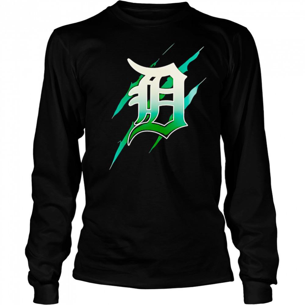 Jurassic World Rebirth Detroit Tigers logo shirt Long Sleeved
