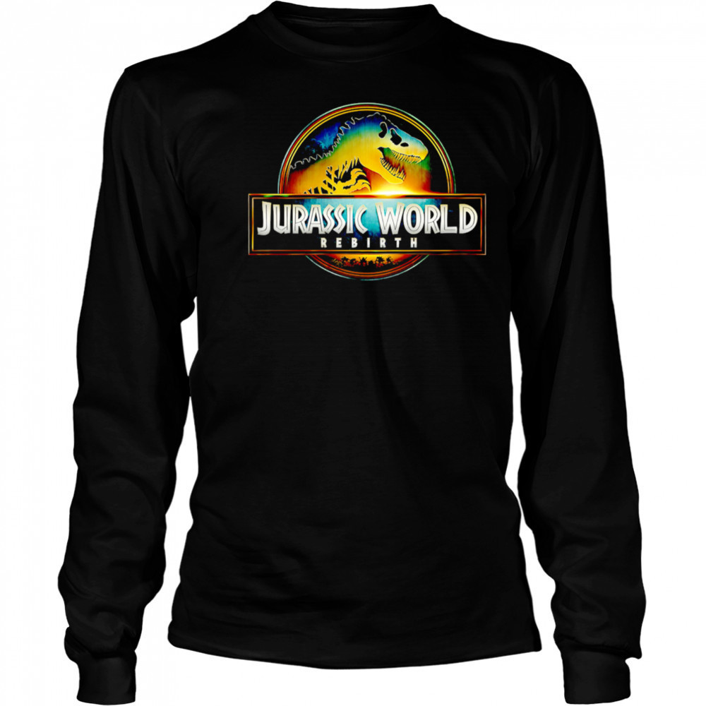 Jurassic World Rebirth logo 2025 shirt Long Sleeved