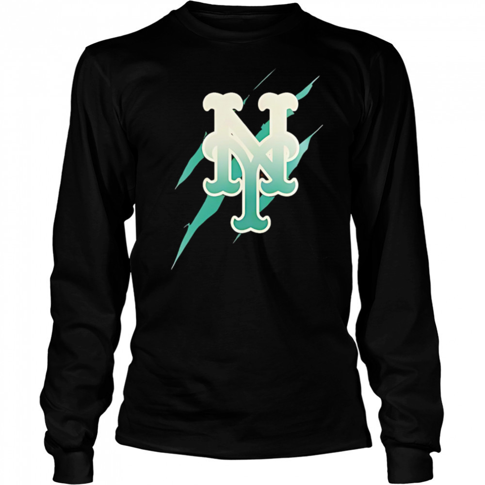 Jurassic World Rebirth New York Mets logo shirt Long Sleeved
