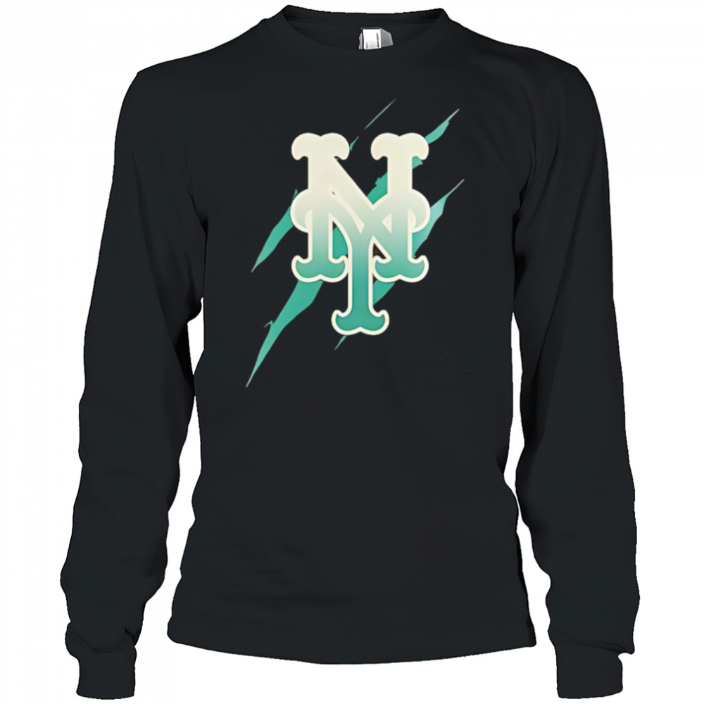 Jurassic World Rebirth New York Mets logo shirt Long Sleeved