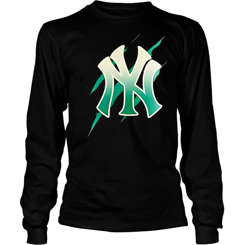 Jurassic World Rebirth New York Yankees logo shirt Long Sleeved