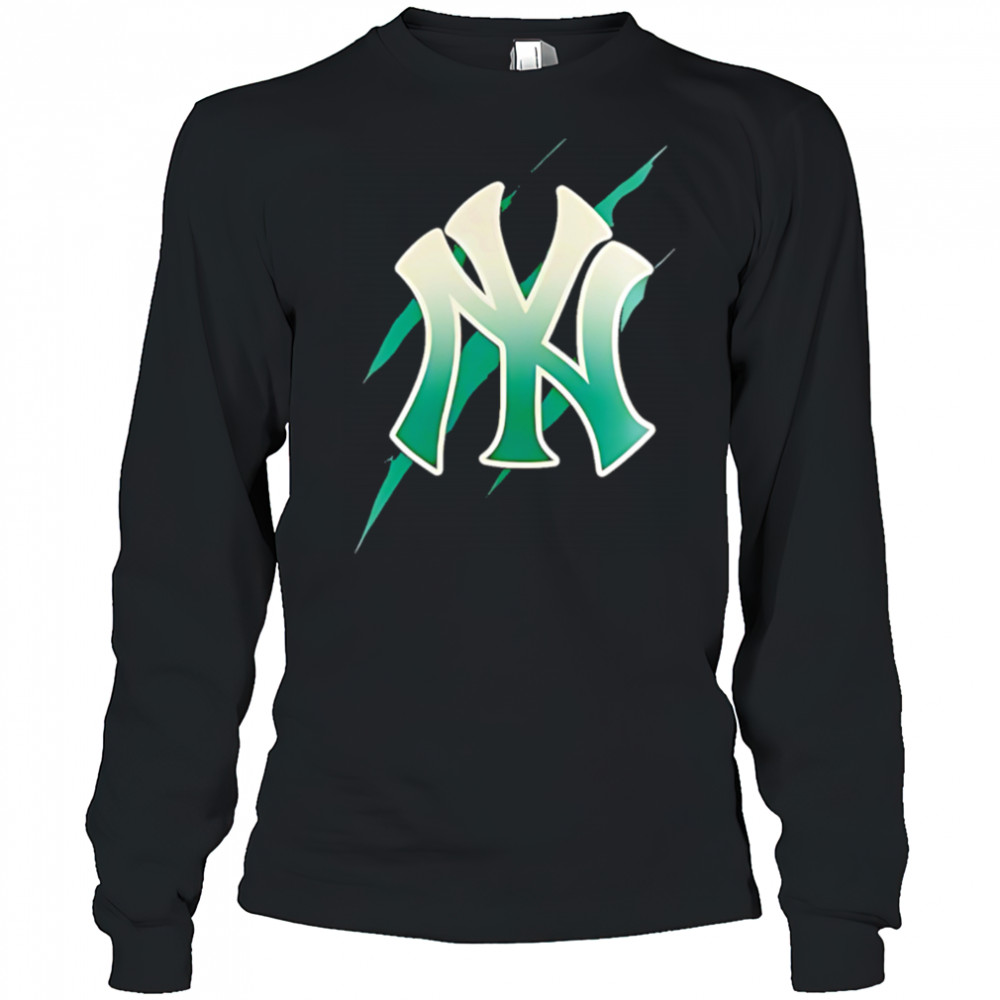 Jurassic World Rebirth New York Yankees logo shirt Long Sleeved