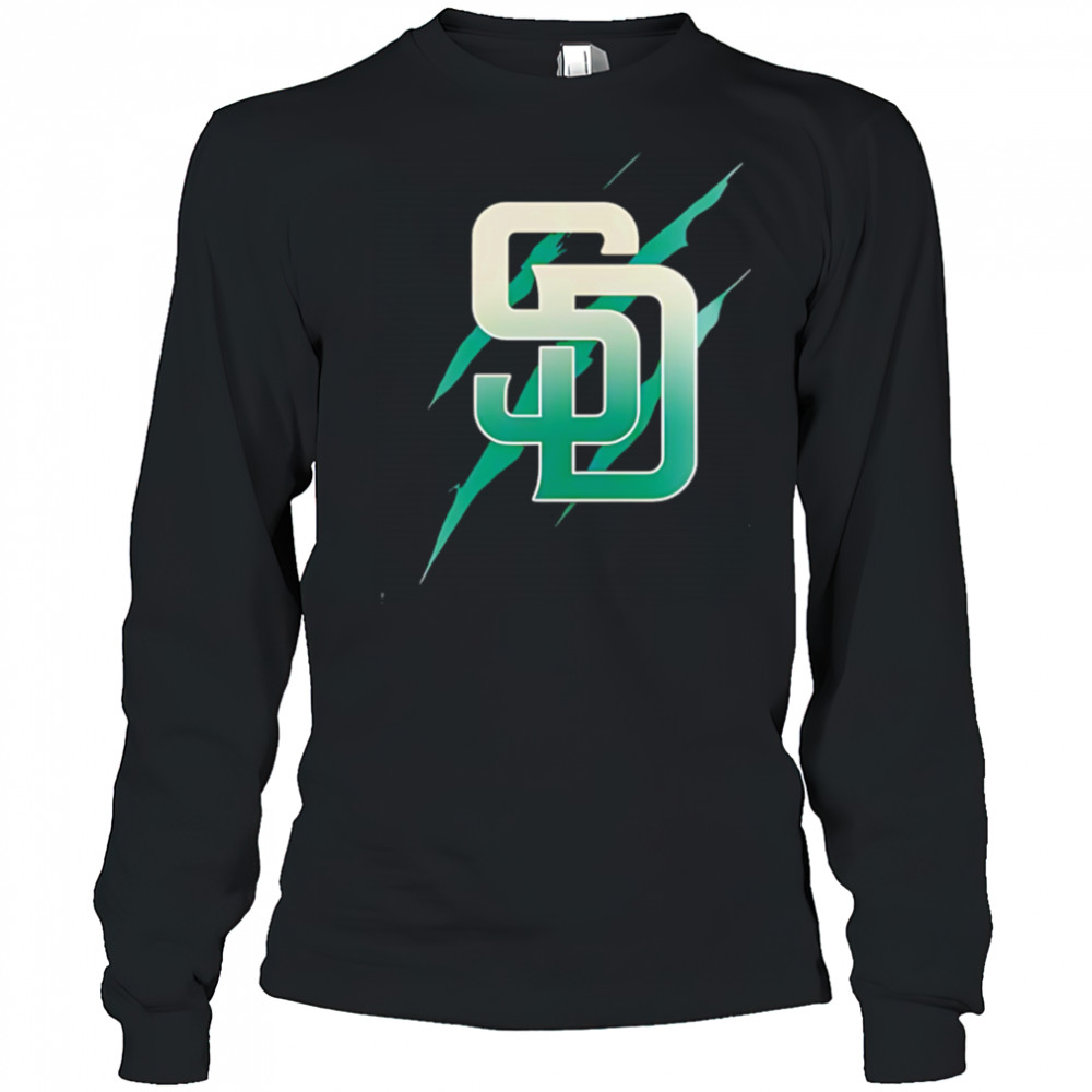 Jurassic World Rebirth San Diego Padres logo shirt Long Sleeved