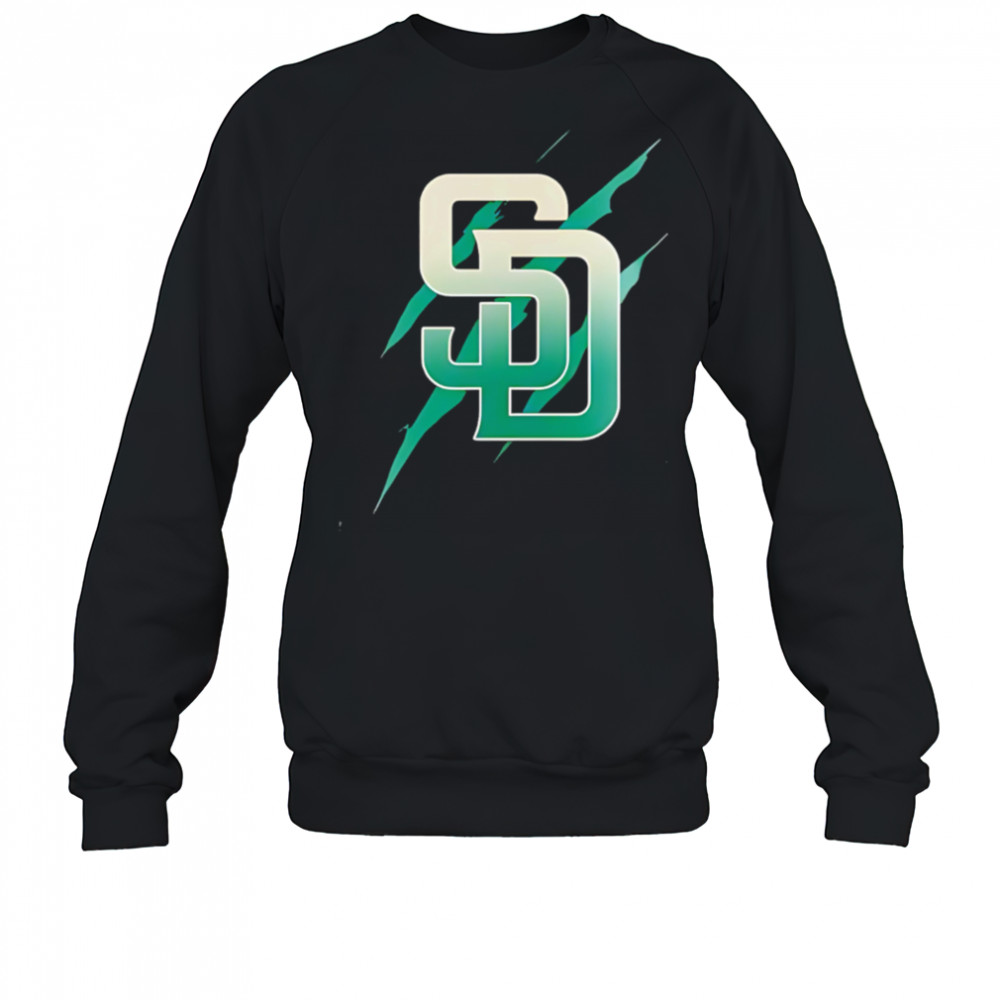 Jurassic World Rebirth San Diego Padres logo shirt Sweatshirt