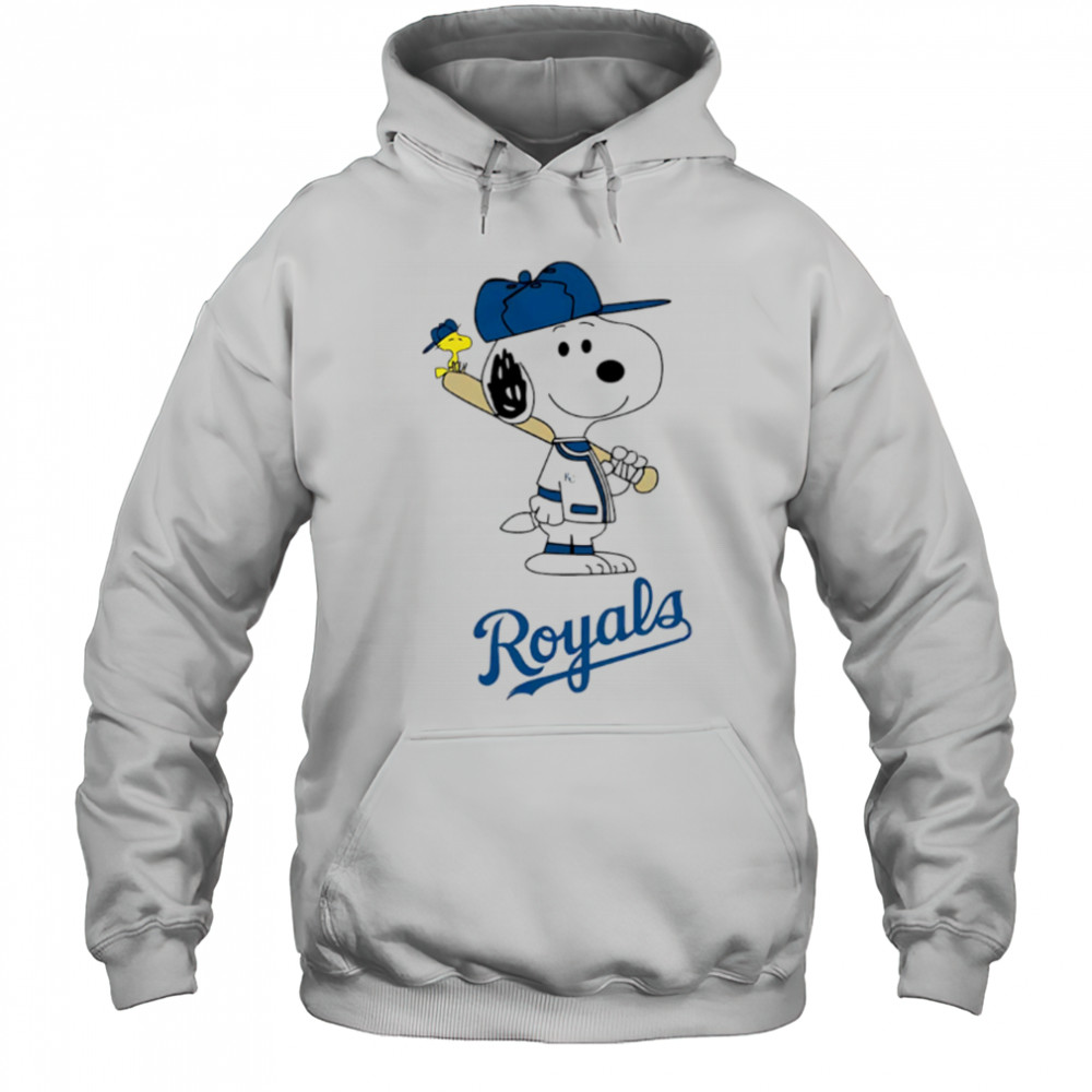 Kansas City Royals Snoopy Baseball funny cartoon shirt Hoodie