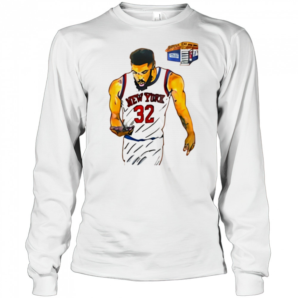 Karl Anthony Towns Kat Hand Drawn shirt Long Sleeved
