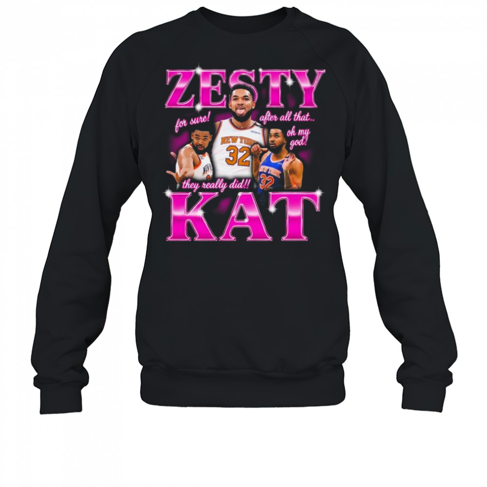 Karl Anthony Towns Zesty Kat Shirt Sweatshirt