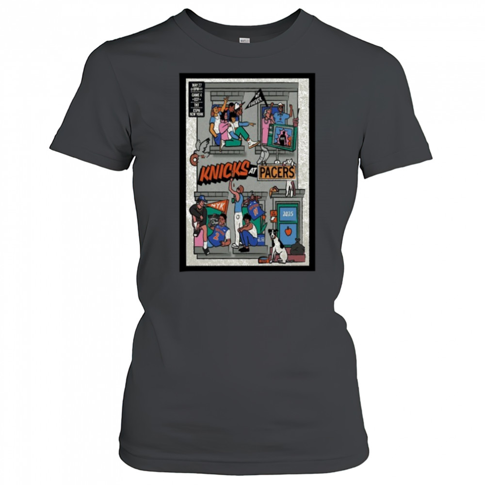 Knicks Vs Pacers May 27 2025 Game 4 Poster shirt Women's T-shirt
