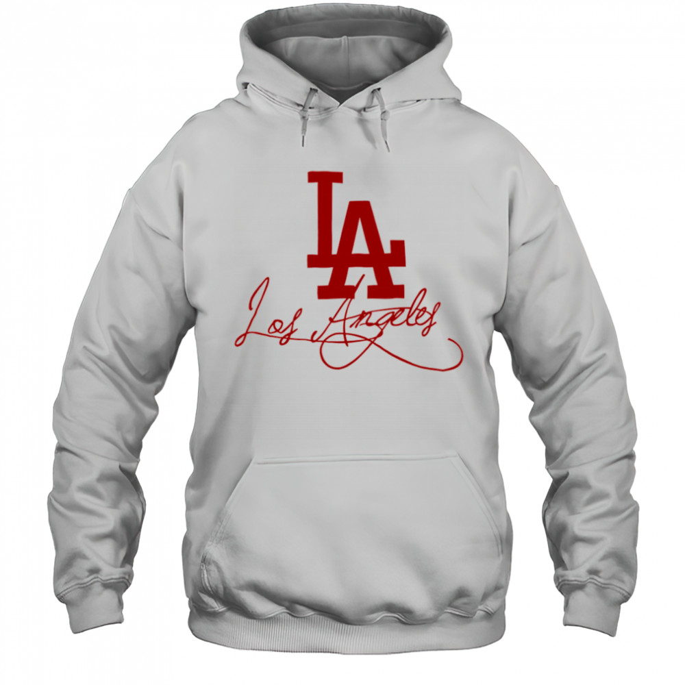 LA Los Angeles style letters shirt Hoodie