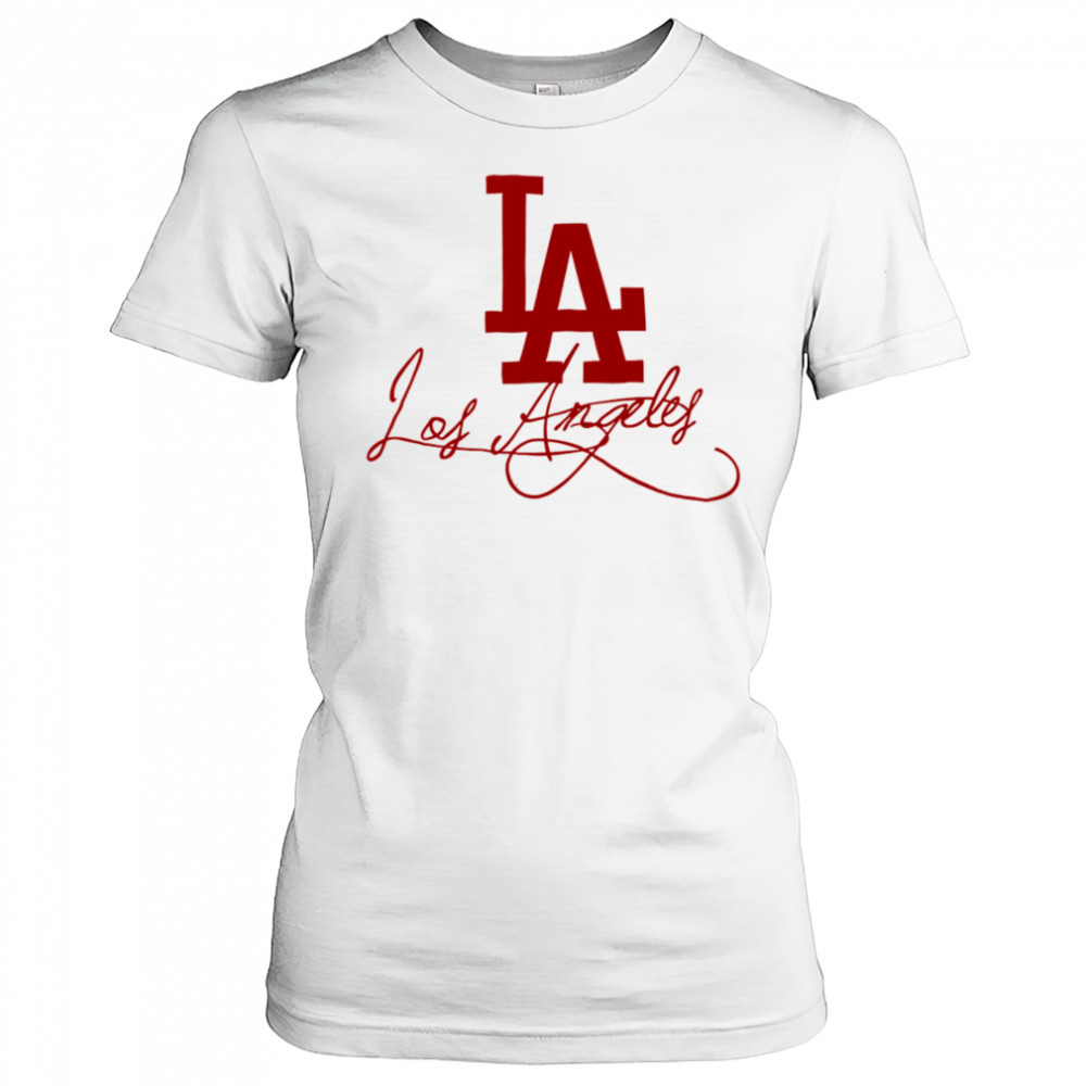LA Los Angeles style letters shirt Women's T-shirt