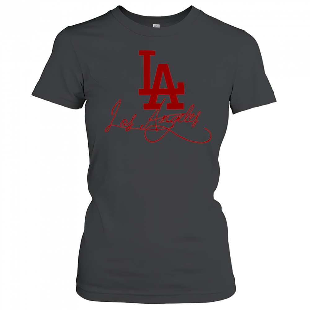 LA Los Angeles style letters shirt Women's T-shirt