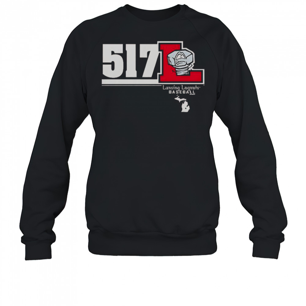 Lansing Lugnuts 517 T-Shirt Sweatshirt