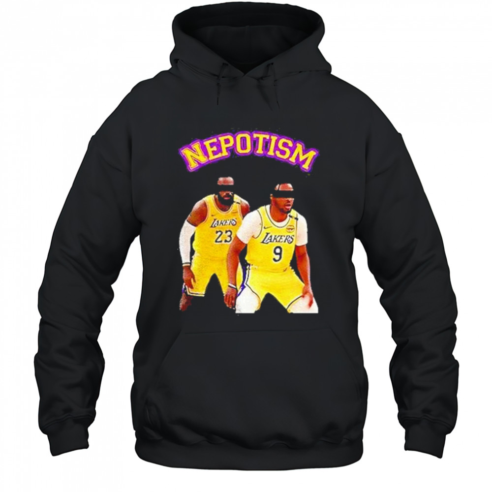 Lebron James And Bronny James Los Angeles Lakers Nba Basketball Nepotism Shirt Hoodie