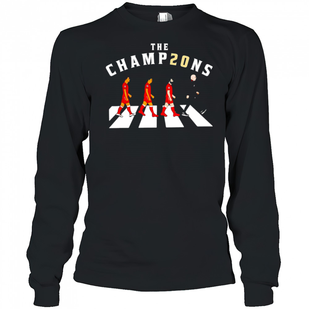 Liverpool Champions Of England 2025 shirt Long Sleeved