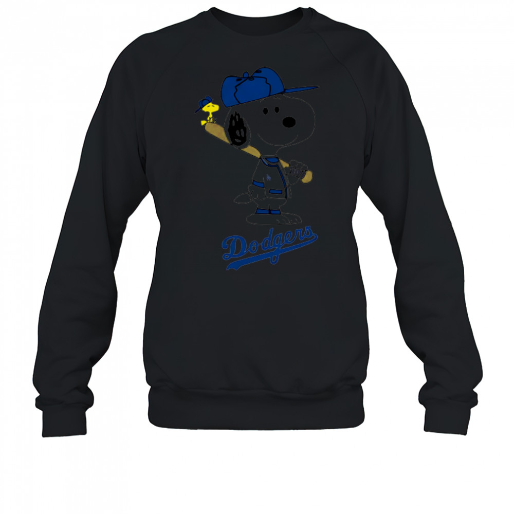 Los Angeles Dodgers Snoopy Baseball funny cartoon shirt Sweatshirt