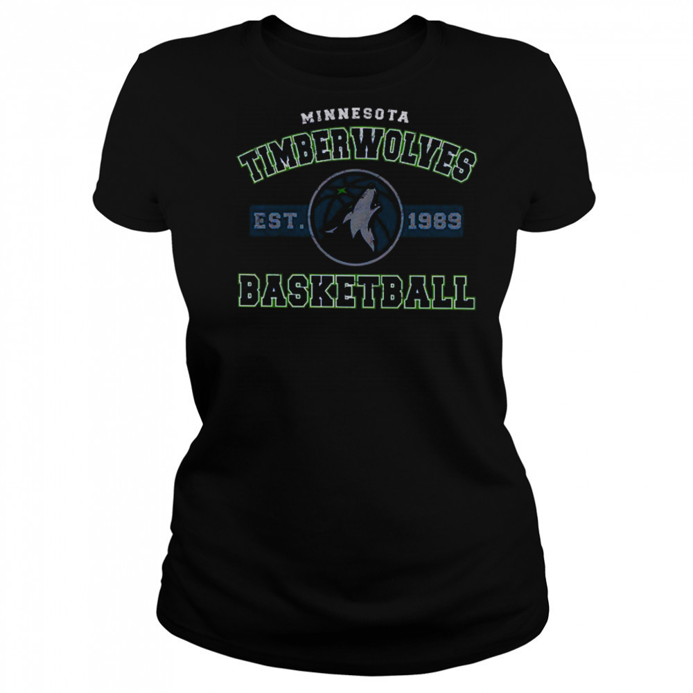 Majestic Threads Navy Minnesota Timberwolves T-Shirt Women's T-shirt