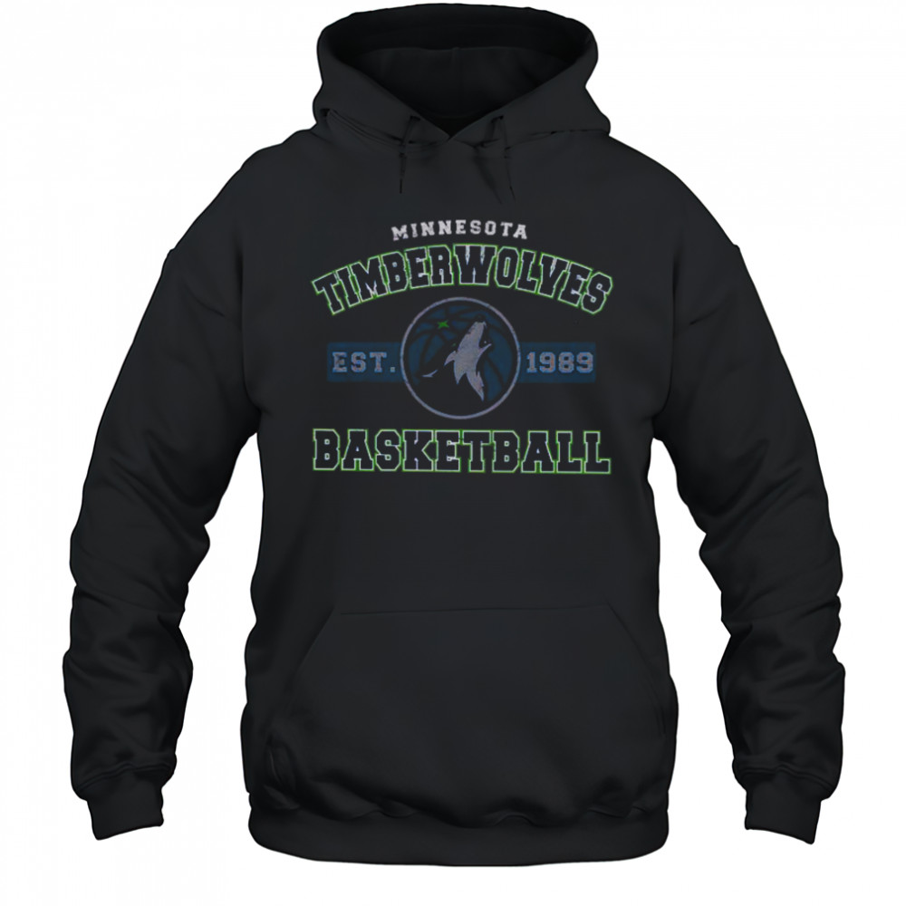 Majestic Threads Navy Minnesota Timberwolves T-Shirt Hoodie