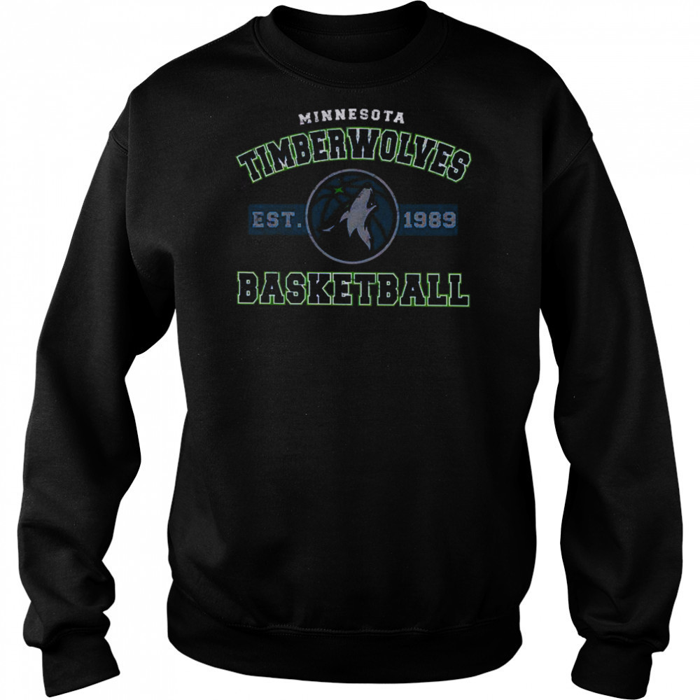 Majestic Threads Navy Minnesota Timberwolves T-Shirt Hoodie