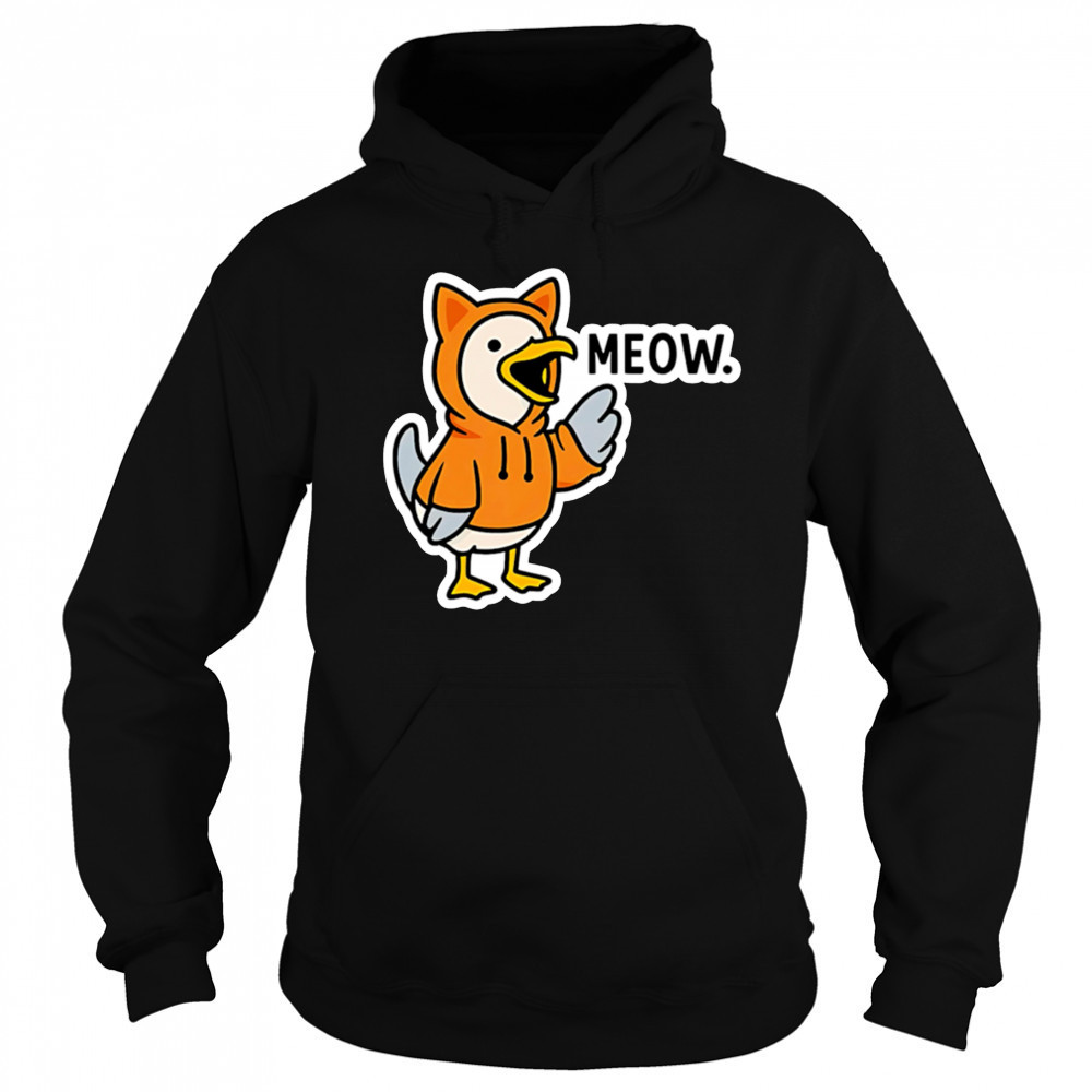 Meowing seagull cat meme shirt Sweatshirt