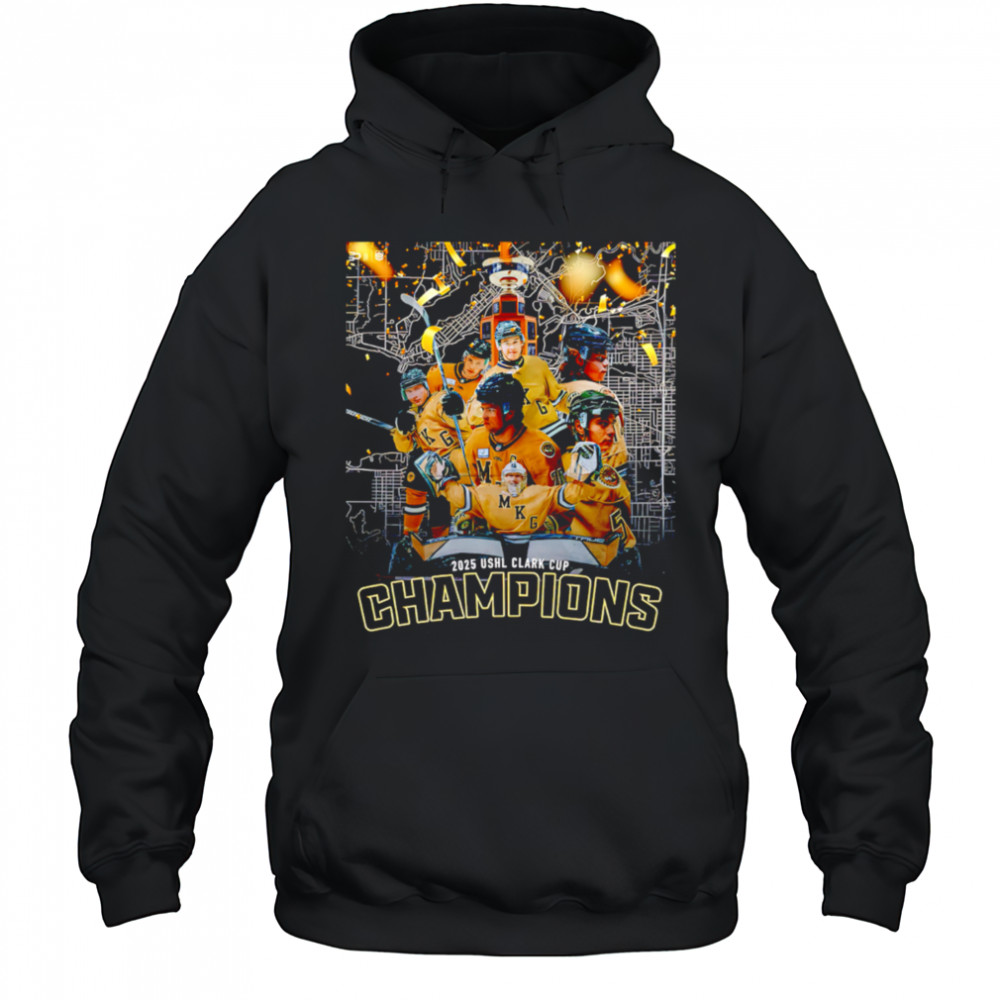 Muskegon Lumberjacks 2025 Ushl Clark Cup Champions shirt Hoodie