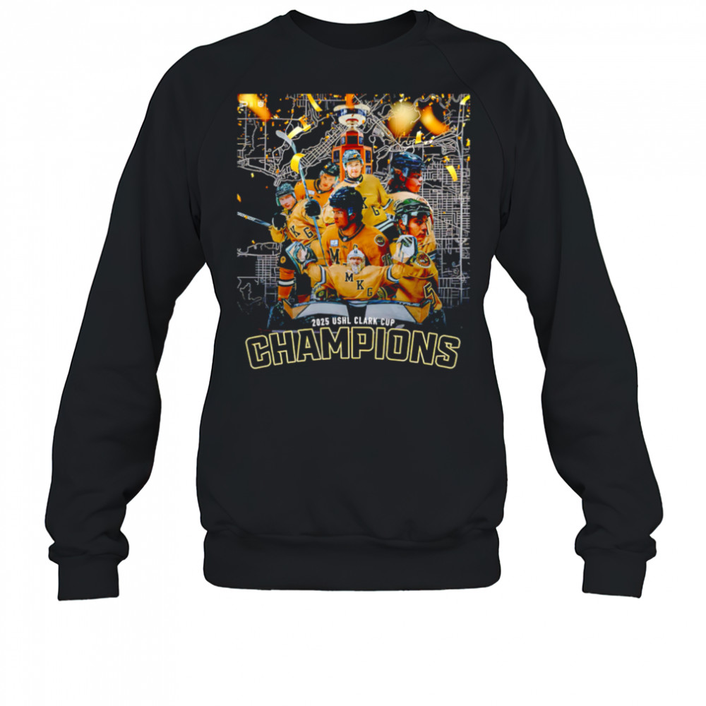 Muskegon Lumberjacks 2025 Ushl Clark Cup Champions shirt Sweatshirt