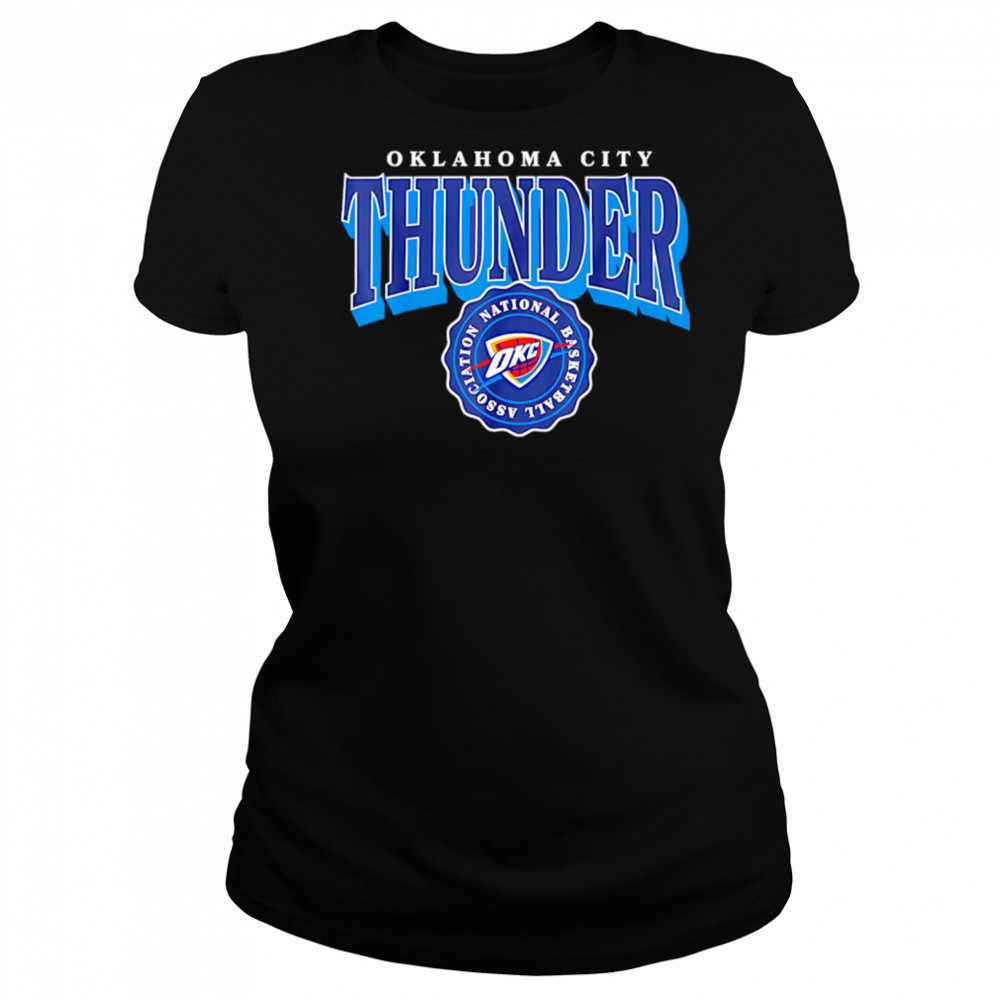 NBA Oklahoma City Thunder Arched Crest shirt Women's T-shirt