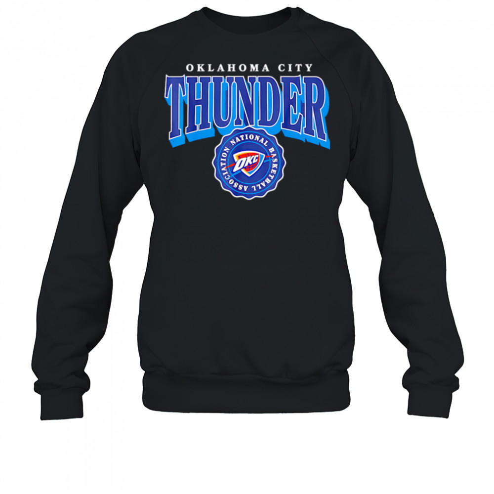NBA Oklahoma City Thunder Arched Crest shirt Sweatshirt
