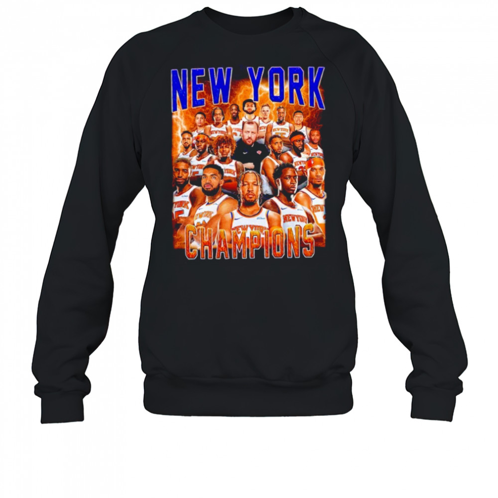 New York Knicks Champions 2025 Vintage Bootleg shirt Sweatshirt