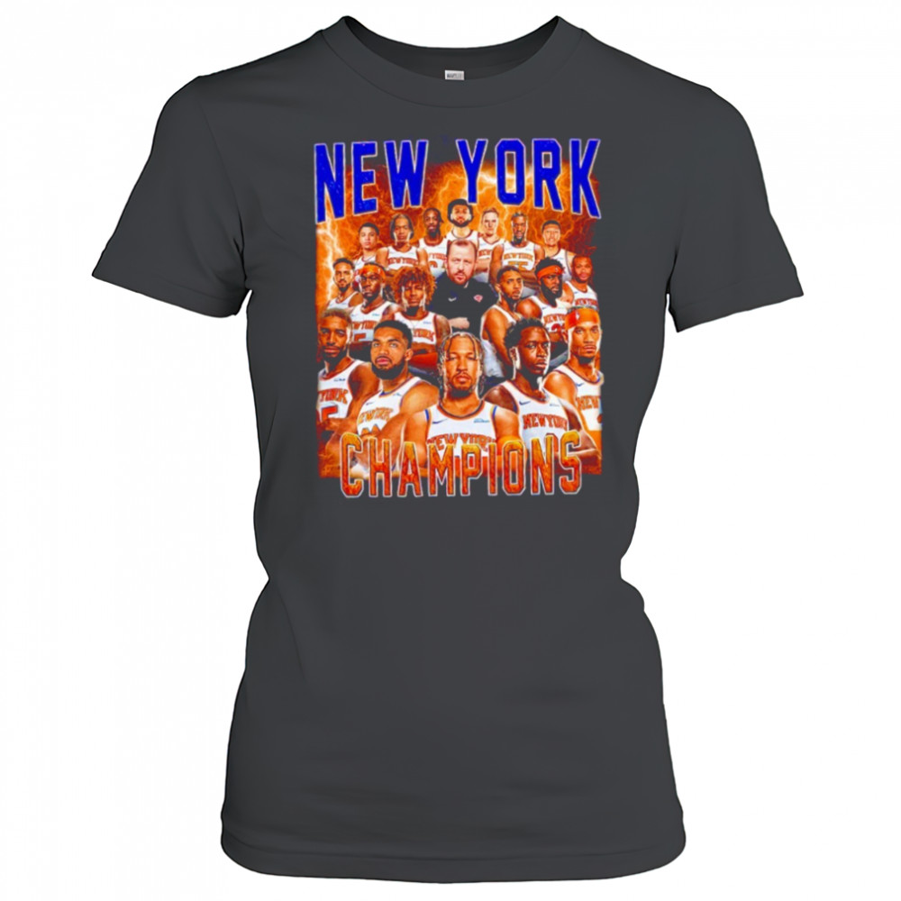 New York Knicks Champions 2025 Vintage Bootleg shirt Women's T-shirt
