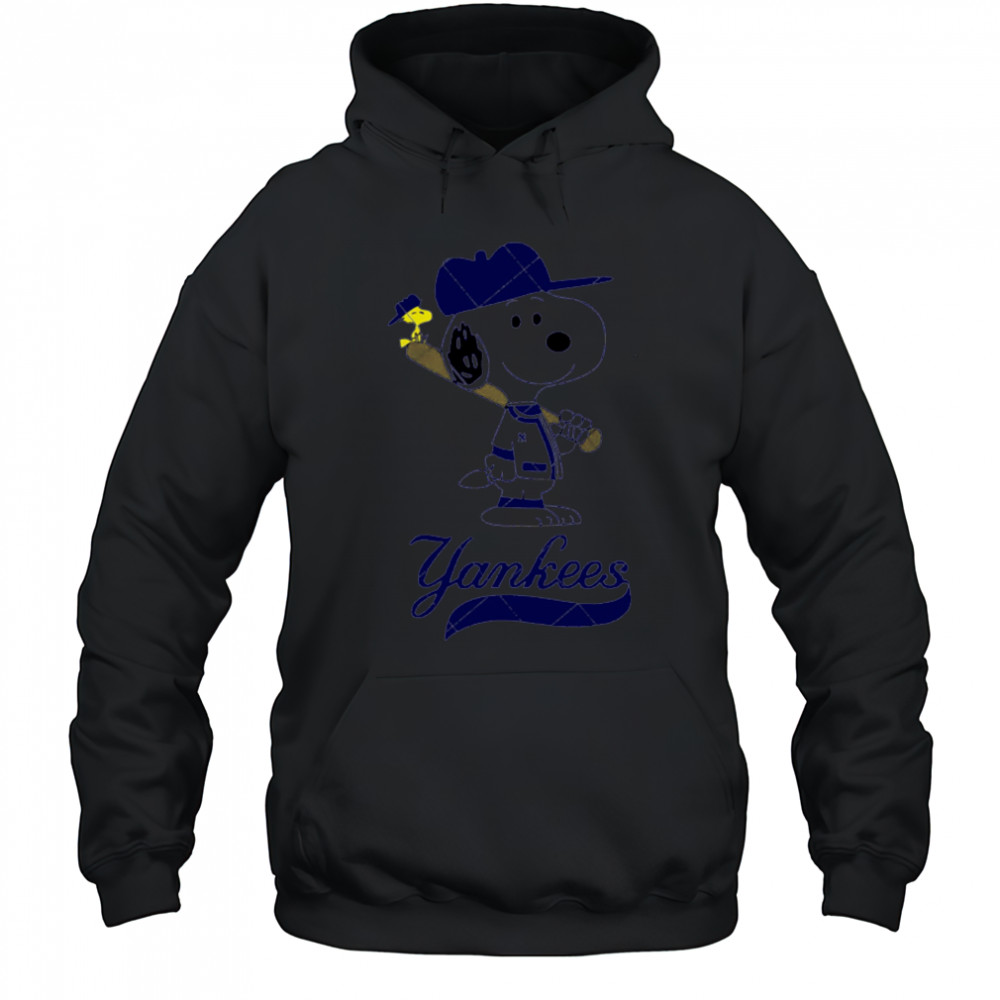 New York Yankees Snoopy Baseball funny cartoon shirt Hoodie