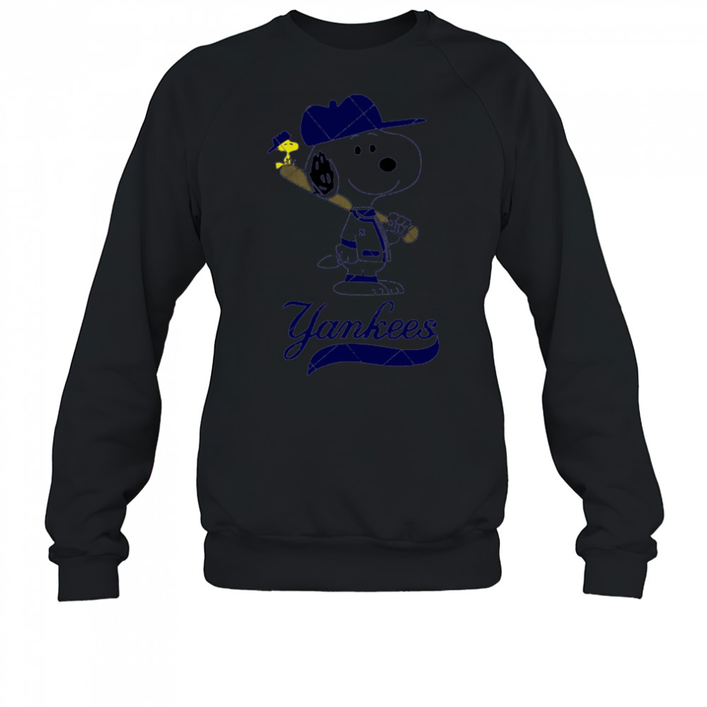 New York Yankees Snoopy Baseball funny cartoon shirt Sweatshirt