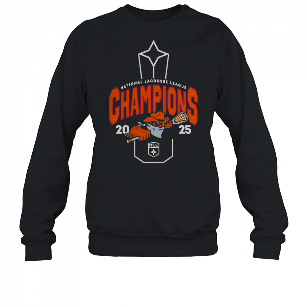 NLL Buffalo Bandits 2025 NLL Cup Champions T-Shirt Sweatshirt