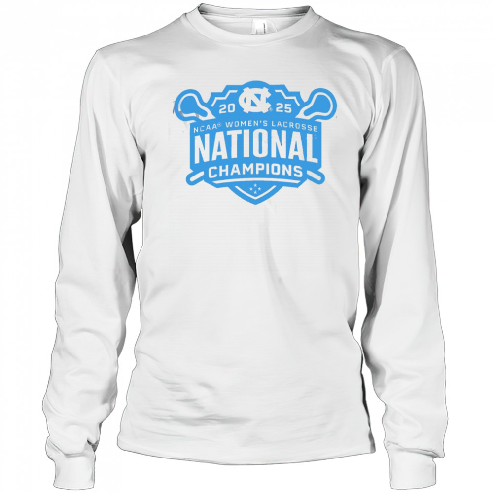 North Carolina Tar Heels 2025 NCAA Division I Women’s Lacrosse National Champions shirt Long Sleeved