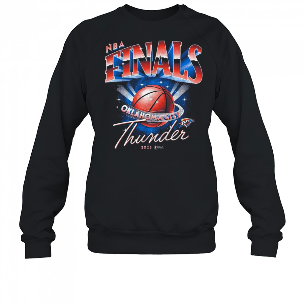 OKC Thunder 2025 NBA Finals Space Shirt Sweatshirt