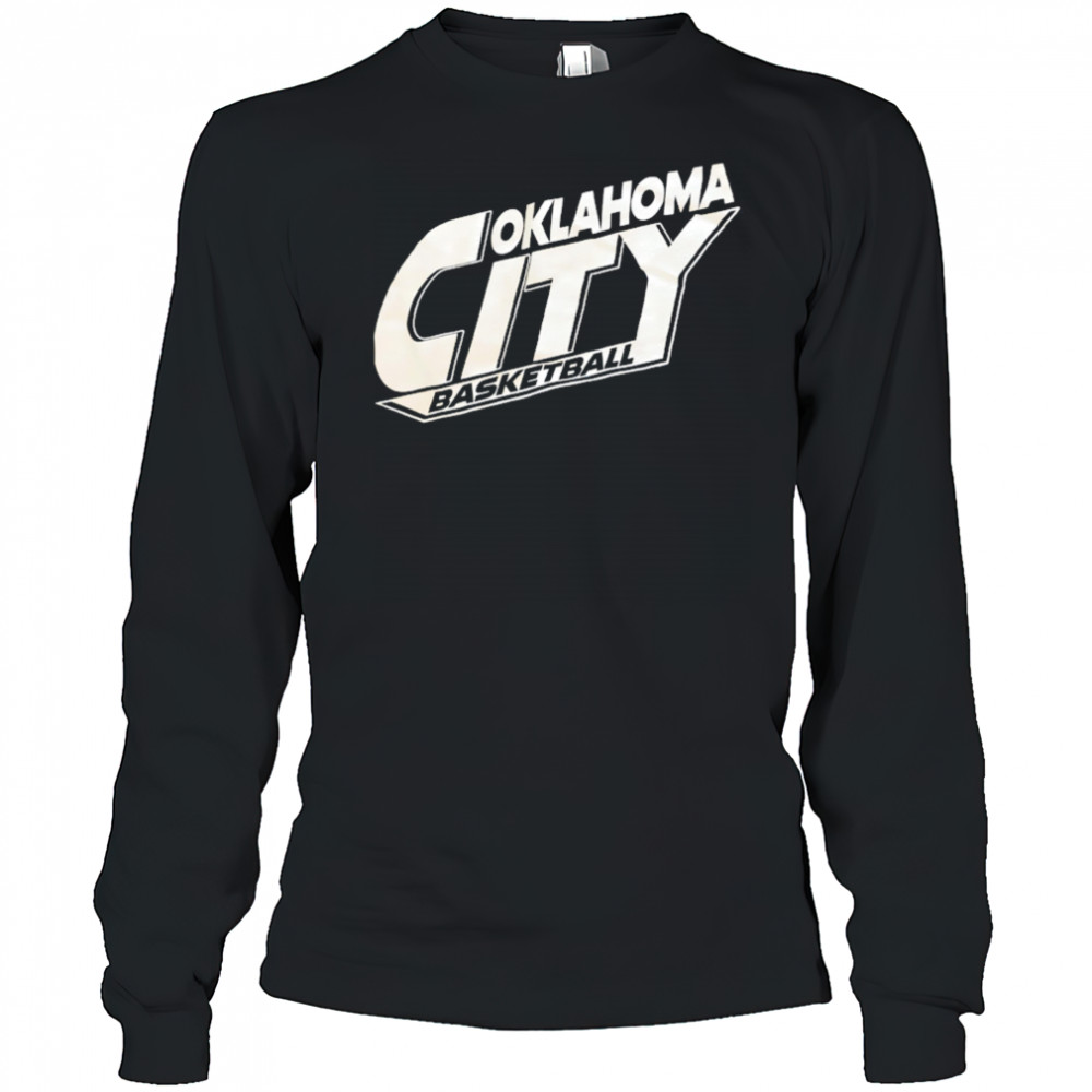 Oklahoma City basketball shirt Long Sleeved