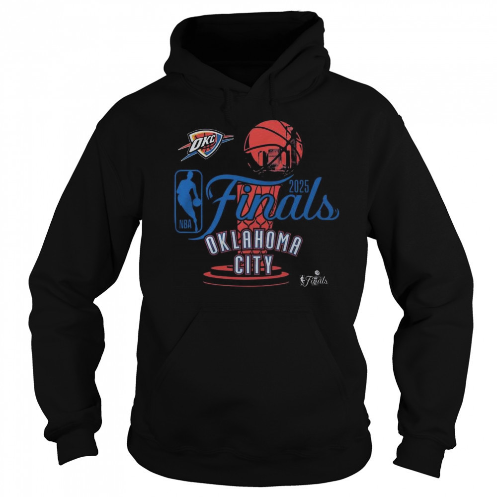 Oklahoma City Thunder 2025 NBA Finals Logoman Cruise Vintage Washed Shirt Sweatshirt