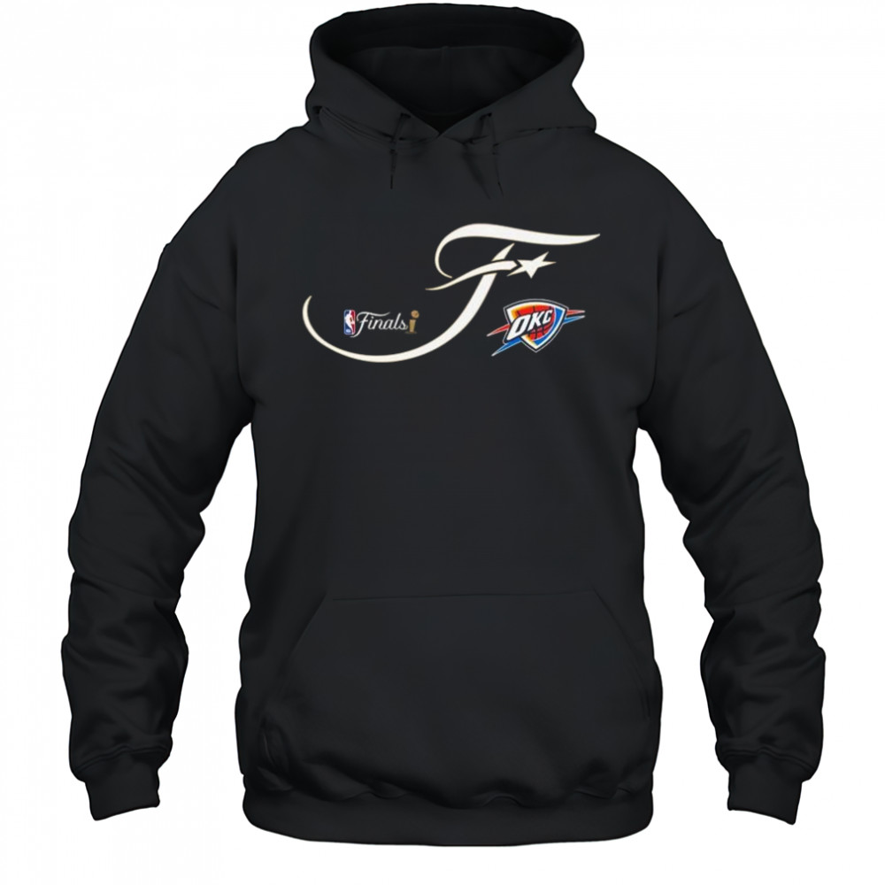 Oklahoma City Thunder 2025 NBA Finals Sportiqe Script Shirt Hoodie