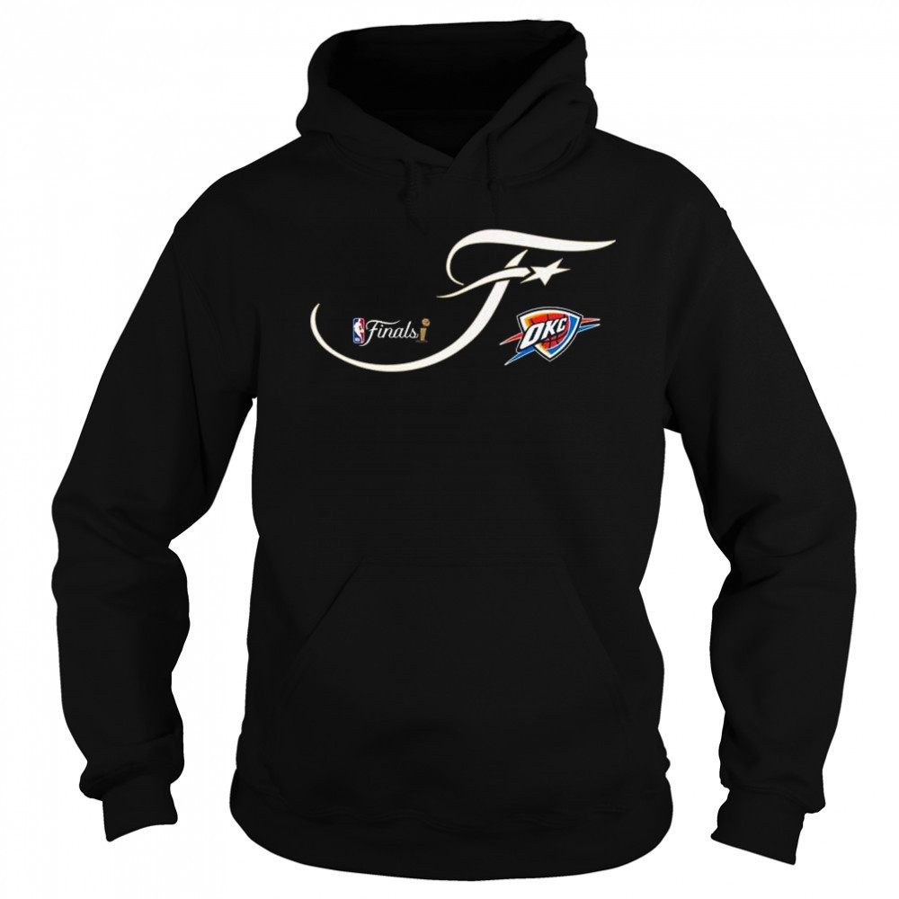 Oklahoma City Thunder 2025 NBA Finals Sportiqe Script Shirt Sweatshirt